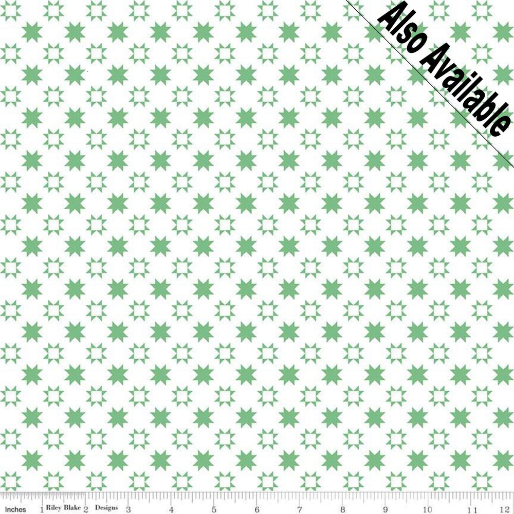 
                  
                    QUILT FAIR - Star Blocks on Navy color Quilting Cotton Fabric - Tasha Noel - Riley Blake Designs - C11356-Navy
                  
                