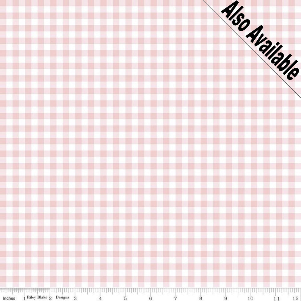 
                  
                    QUILT FAIR - Gingham Check on Red color Quilting Cotton Fabric - Tasha Noel - Riley Blake Designs - C11357-Red
                  
                